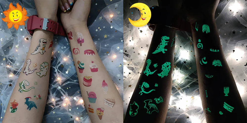 Luminous Night Tattoo  For Children - Shop Summer Vibe